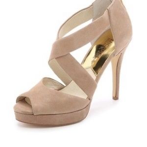 Michael Kors Nude Suede heels
